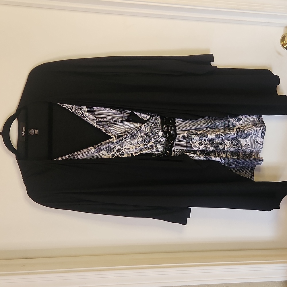 Style & co Blouse with Decorative Belt